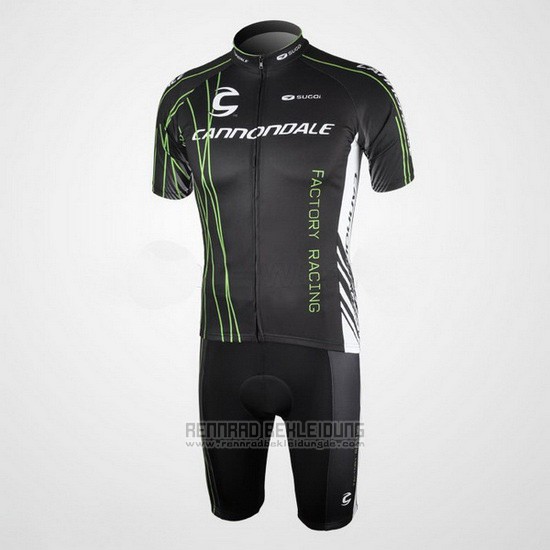 2010 Fahrradbekleidung Cannondale Shwarz Trikot Kurzarm und Tragerhose - zum Schließen ins Bild klicken